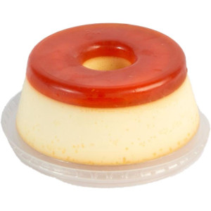 Pote Descartavel Forma De Pudim Peq.c/tampa