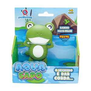 Primeira Infância Brinquedo Sensorial Sapo Aqua 16 Cm - Caixa Aberta