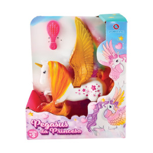 Faz De Conta Pégaso Da Princesa 17 Cm - Caixa Aberta