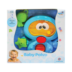 Primeira Infância Hug Me Up Polvo De Pelúcia Sensorial 25 Cm - Caixa Litografada