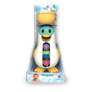 Primeira Infância Pinguim De Banho 34 Cm - Caixa Aberta