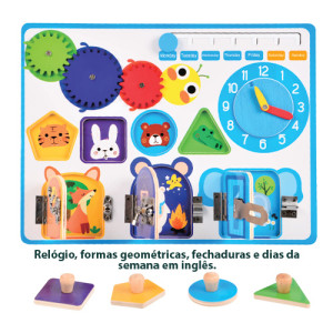 Educativo Educaplay Tabuleiro Educativo Simples 31 Cm - Caixa Litografada
