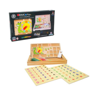 Educativo Educaplay Caixa Do Conhecimento 32 Cm - Caixa Litografada