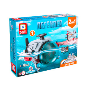 Blocos De Montar Defensor Blockbrinq