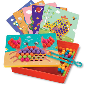 Educativo Educaplay Siga As Miçangas 28 Cm - Caixa Litografada