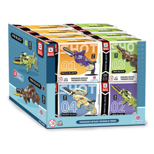 Blocos De Montar Play Blok Shotblock 12 Cm - Display
