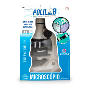Faz De Conta Educaplay Microscópio Educativo 17 Cm - Caixa Litografada