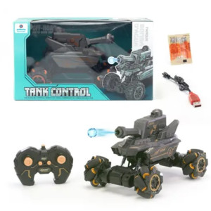 Tanque Controle Remoto Com Luz E Dardos