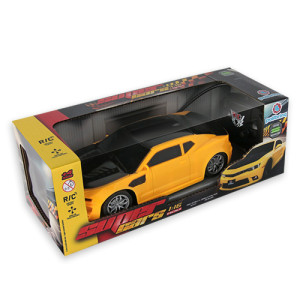 Carro Esportivo Amarelo Com Controle Remoto