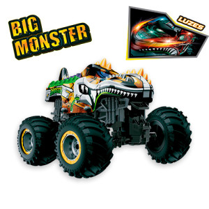 Veículo Rodas Livres Caminhão Big Monster Dino 21 Cm - Caixa Litografada