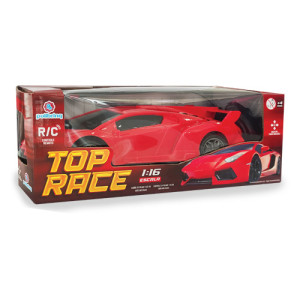Veículo Controle Remoto Carrinho Top Race 10 Cm - Caixa Litografada