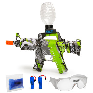 Lançador Lança Gel Elétrico Camuflado Com óculos 35 Cm - Caixa Aberta