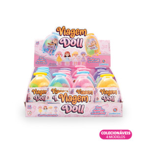 Faz De Conta Boneca Viagem Kit Interativo 8 Cm - Display