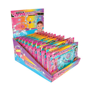 Beleza Make Brinq Kit Pulseiras E Berloques 17 Cm - Caixa Litografada