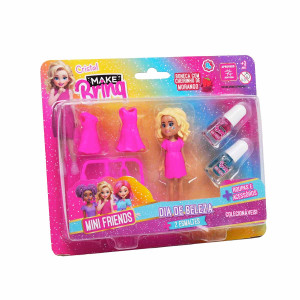 Beleza Make Brinq Kit Minifriends Dia De Beleza 21 Cm - Blister