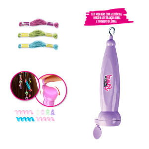 Beleza Make Brinq Kit Pulseira E Tererê 30 Cm - Caixa Litografada