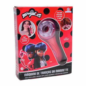Beleza Miraculous Máquina De Trançar Cabelo Ladybug 19 Cm - Caixa Litografada