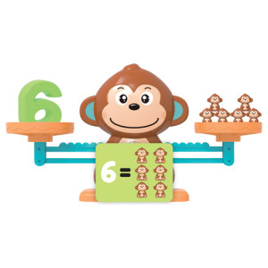Educativo Educaplay Balança Do Macaco 27 Cm - Caixa Litografada