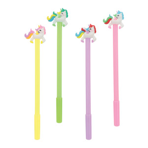 Papelaria School Brinq Caneta Click Unicórnios 1 Cm - Display