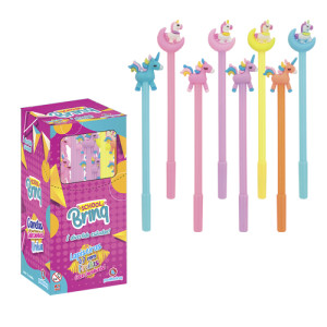 Papelaria School Brinq Caneta Click Unilua 1 Cm - Display