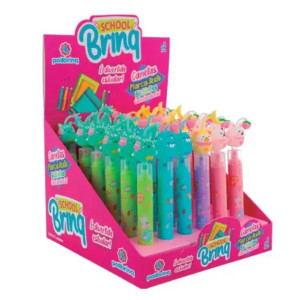 Canetas Marca-texto Bichinhos Schoolbrinq
