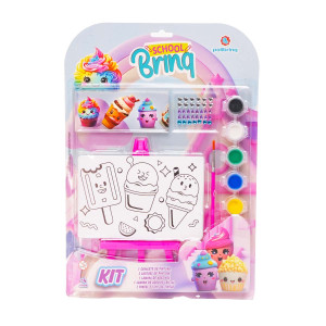 Papelaria School Brinq Kit Escolar Com Tinta Guache 23 Cm - Blister