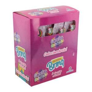Papelaria School Brinq Caneta Click Unicórnio 6 Cm - Display