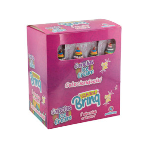 Papelaria School Brinq Caneta Click Sorvete 6 Cm - Display