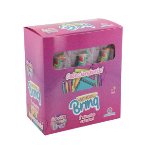 Papelaria School Brinq Caneta Multicolorida Encantadas 7 Cm - Display