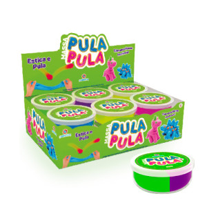 Brinquedo Massa Pula Pula 9 Cm - Display