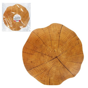 Descanso De Prato Redondo Wood 38 Cm-844177