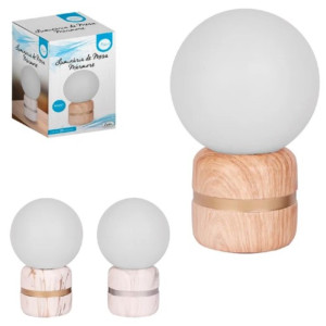 Luminária De Mesa Com Base Estilo Mármore 22 X 12,5 Cm-844080