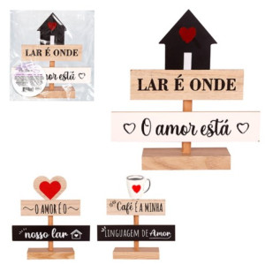 Placa Decorativa Com Dizeres 20 X 20 Cm-844052