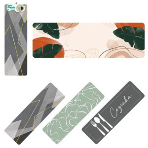 Tapete Absorvente Estampado 38 X 120 X 0,2 Cm-844207