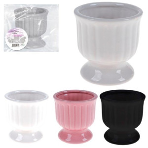 Vaso De Cerâmica Com Pedestal 7,5 Cm-844075
