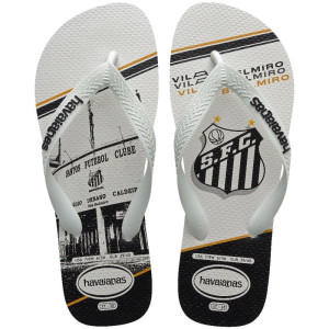 Chinelo Havaianas Masculino Top Santos 41/2 Branco