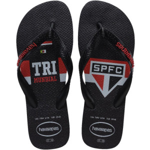 Chinelo Havaianas Masculino Top Sao Paulo 39/0 Preto