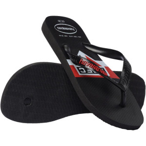 Chinelo Havaianas Masculino Top Sao Paulo 41/2 Preto-123109-94277