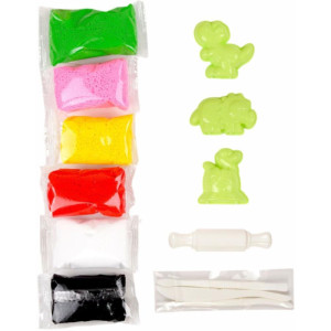 Massa De Eva 6 Cores Sor. Dinossauro 60g-122934-82892