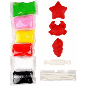 Massa De Eva 6cores Sor. Fundo Do Mar 60g-122928-83588