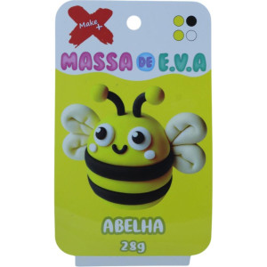 Massa De Eva Abelha C/04 Cores 28 G