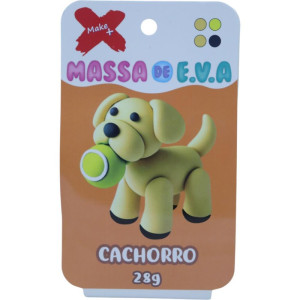 Massa De Eva Cachorro C/04 Cores 28 G