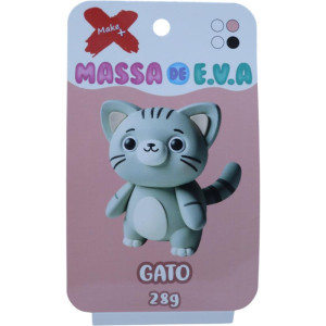 Massa De Eva Gato C/04 Cores 28 G