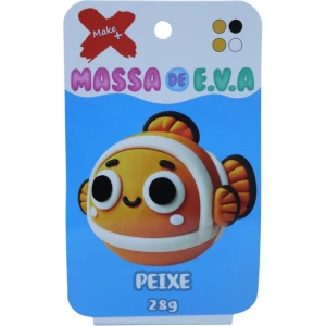 Massa De Eva Peixe C/04 Cores 28 G