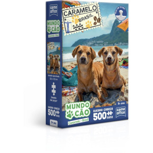 Quebra-cabeca Cartonado Camarelo Brasileiro 500pecas-123145-26273