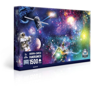 Quebra-cabeca Cartonado Espaco Sideral 1500 Pecas
