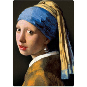 Quebra-cabeca Cartonado Moca Com Brinco De Perola 500p-123153-31392