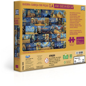 Quebra-cabeca Cartonado Van Goghverso 500 Pecas-123142-83651