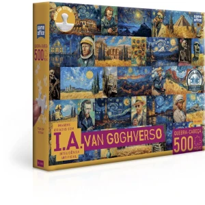 Quebra-cabeca Cartonado Van Goghverso 500 Pecas