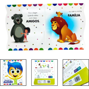 Livro Infantil Ilustrado Divertidamente Qd Fico Alegre-123173-33296